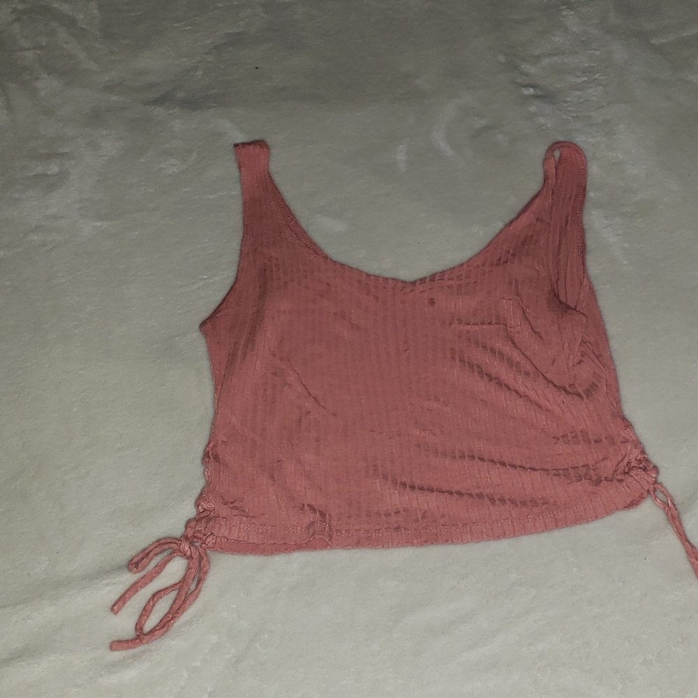 Tank Crop M Pink top